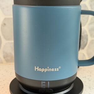 NWT Original Box - Happiness Temperature Control Heated Coffee Mug & LED Display